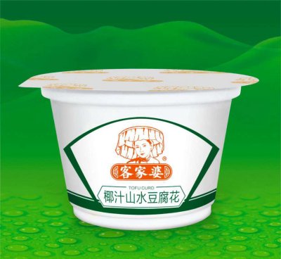 椰汁山水豆腐花